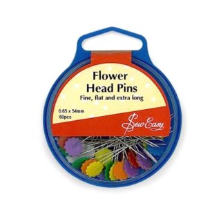 ALFILER CABEZA FLOR ER 707 PACK 5 - Alfileres  colores | Mercería Barata