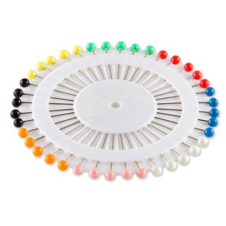 Ruletas 40 Alfileres Colores Mate pack 15 - Alfileres  colores | Mercería Barata