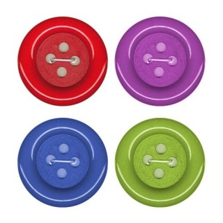 Botones Payaso L-60 Pack 24  - Botones dibujos | Mercería Barata