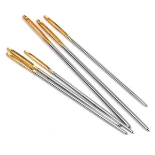 Agujas Pony 4861 Ojo Grande Oro Talla 3/9 Pack 80 - Agujas coser a mano | Mercería Barata