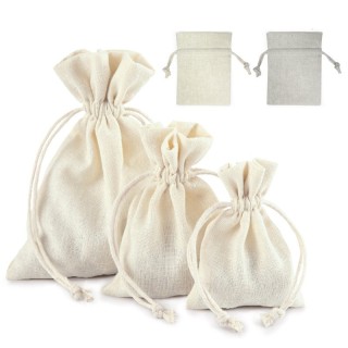 Bolsas Algodón 12x9cm Pack 10 - Bolsas Hogar | Mercería Barata