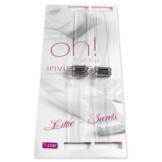 Tirante Invisible Silicona 10 mm Enganche Metal - Accesorios sujetadores | Mercería Barata