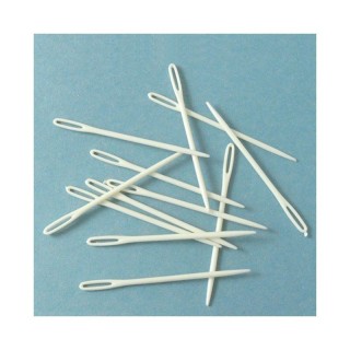 Aguja Lanera Plástico Pack 40 - Agujas coser lana | Mercería Barata