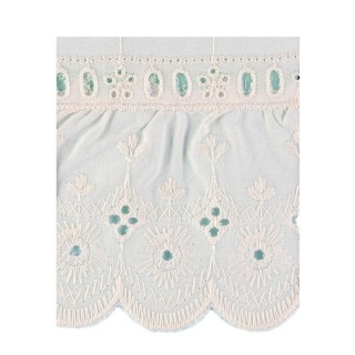 TIRA BORDADA 8,5 CM 29008-00 ( 11 METROS ) - Tira bordada | Mercería Barata