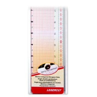 REGLA DISEÑO PATCHWORK 4187 61cm - Bases y reglas  | Mercería Barata