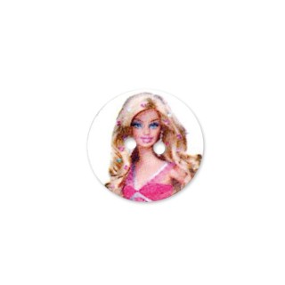Botón Madera Scrapbooking Princesas 50 Unidades - Botones dibujos | Mercería Barata