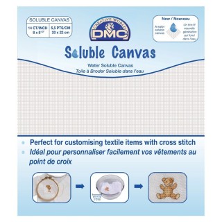 Cañamazo Soluble DC 20cm x 22 cm - Complementos varios | Mercería Barata