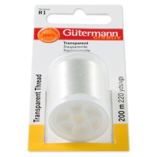 Hilo Transparente Gütermann Pack 5 200 Metros - Hilos costura | Mercería Barata