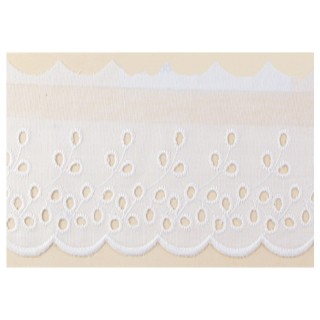 TIRA BORDADA 60028 7 CM 13.80 MTS. - Tira bordada | Mercería Barata