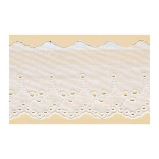 TIRA BORDADA 60029 6,5 CM 13.80 MTS. - Tira bordada | Mercería Barata