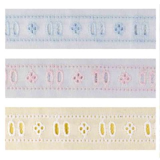 Tira Bordada Con Pasacinta 213210 2,5cm 13-15m - Tira bordada | Mercería Barata