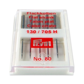 Aguja Máquina 705 Prym 151563 Talla 80 Pack 5 - Agujas maquina cabezal semiplano 705 | Mercería Barata