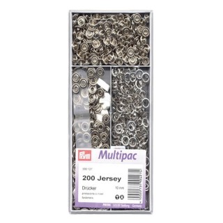 Botones Presión Jerser 10mm Pack 200 - Kits botones | Mercería Barata