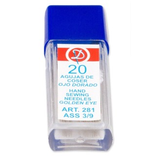 Aguja Dama 281 Ojo Dorado Pack 800 - Agujas pack ahorro  | Mercería Barata
