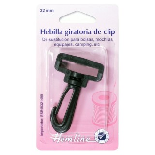 Hebilla Giratoria Clip Pack 5 - Hebillas plastico | Mercería Barata