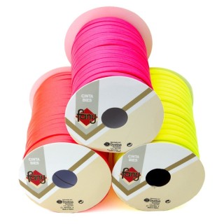 Cinta Spaguetti Fluor 7 mm 25 Metros - Cintas spaguetti | Mercería Barata