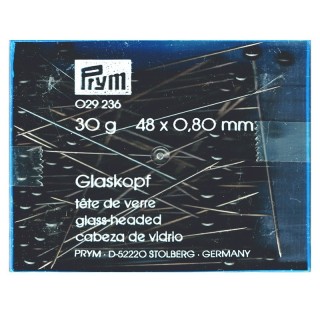 Alfileres Con Cabeza De Vidrio Pack 48 Unidades - Alfileres  colores | Mercería Barata