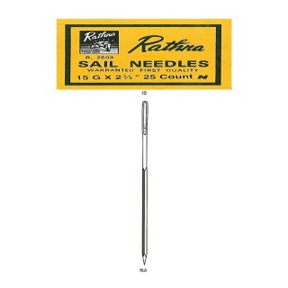 Aguja 2603 Velera Larga Pack 25  - Agujas artesanas | Mercería Barata