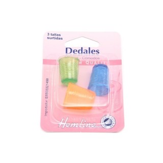 Dedal Silicona Pack 15  - Dedales varios | Mercería Barata