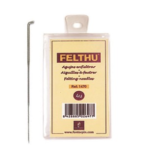 Aguja Felthu 1470 Afieltrar Pack 4 - Agujas varios | Mercería Barata