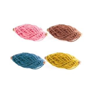 Cordón Flaxcord Yute 3,5 mm 25 Metros Pack 6 - Cordones lisos | Mercería Barata
