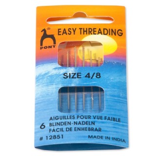 Aguja Pony 12851 Ciega Pack 30  - Agujas facil enhebrar | Mercería Barata