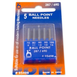 AGUJAS MAQUINA ART.690-95498 BOLA 70-100 PACK 25 - Agujas maquina cabezal redonda 690 | Mercería Barata