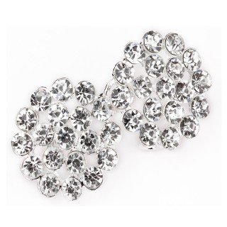 Alamar - Corchete Strass 4,5cm x 2cm 1 Unidad - Alamares | Mercería Barata