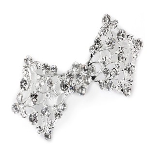 Alamar - Corchete Strass 6cm x 2,6cm - Alamares | Mercería Barata