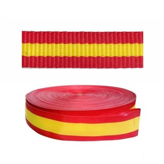 Cinta Mochila Bandera España ( 25 metros ) - Cintas mochila | Mercería Barata