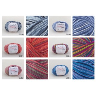 Ovillo Rubi Nogal Colores 100 Gramos Pack 12 - Lanas | Mercería Barata