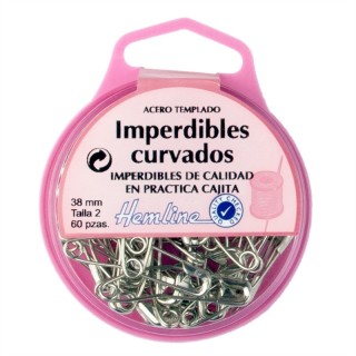 Imperdibles curvados 38mm Pack 5x60 - Imperdibles | Mercería Barata