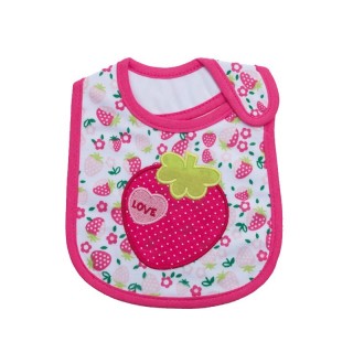 Baberos Estampados fresa Pack 6 - Baberos | Mercería Barata