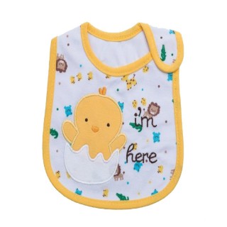 Baberos Estampados Pollito Pack 6  - Baberos | Mercería Barata