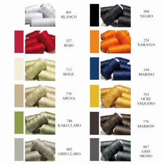 Hilo Torzal Unipoly 200 Metros Pack 10 - Hilos costura | Mercería Barata