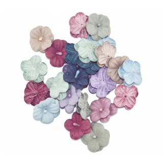 Flor Papel 18 mm Pack 24 - Flores | Mercería Barata
