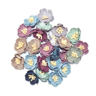 Flor Papel 20 mm Pack 18 - Flores | Mercería Barata