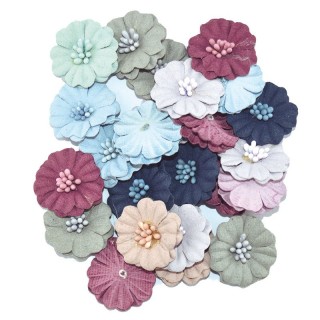 Flor Papel 25 mm Pack 15 - Flores | Mercería Barata