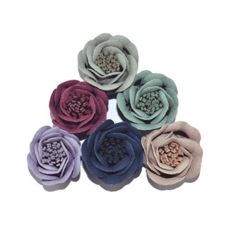 FLOR PAPEL 4018 30 MM PACK 12 - Flores | Mercería Barata