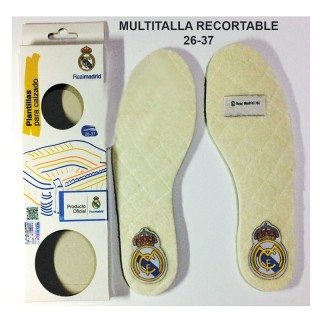 PLANTILLAS LANA REAL MADRID INFANTIL - Plantillas | Mercería Barata