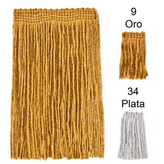 Fleco Cuquillo Lamé 76 25 Metros - Pasamaneria flecos | Mercería Barata