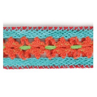 Puntilla Bolillo Boho 3073 30mm 4 metros - Puntilla bolillo | Mercería Barata