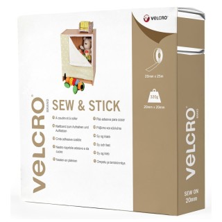 Velcro Mixto Cortinas 20 mm 25 Metros - Velcro Varios | Mercería Barata