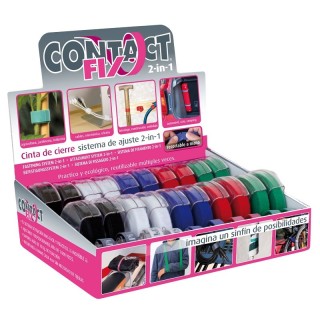 Expositor 20 cintas de cierre - Velcro Varios | Mercería Barata