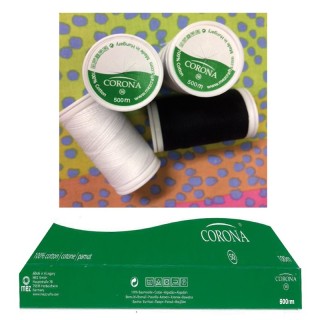 Hilo 4705 Corona 50 Algodon 500 metros Pack 10 - Hilos costura | Mercería Barata