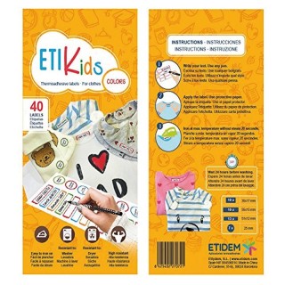 ETIQUETAS MARCAR ETIKIDS PACK 40 - Etiquetas | Mercería Barata