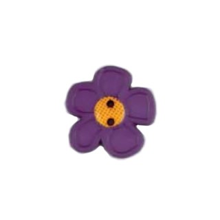 BOTON DILL FLOR 3704062810 28mm PACK 10  - Botones dibujos de 28 mm | Mercería Barata