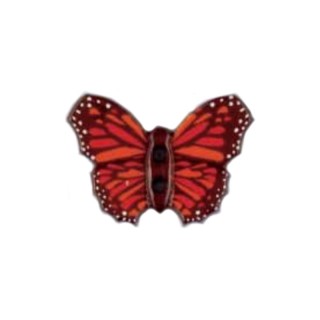 BOTON DILL MARIPOSA 3406102810 28mm PACK 10 - Botones dibujos de 28 mm | Mercería Barata