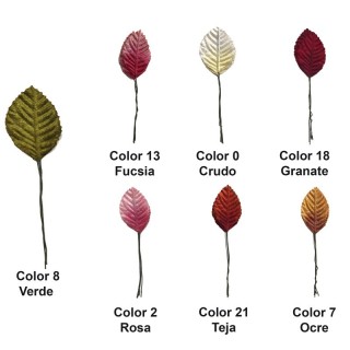 RAMILLETE HOJAS POMO 343398 PACK 20 UNIDADES - Flores | Mercería Barata