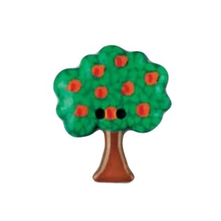 BOTON ARBOL DILL 3405513010 30mm PACK 10 - Botones dibujos de 30 mm | Mercería Barata